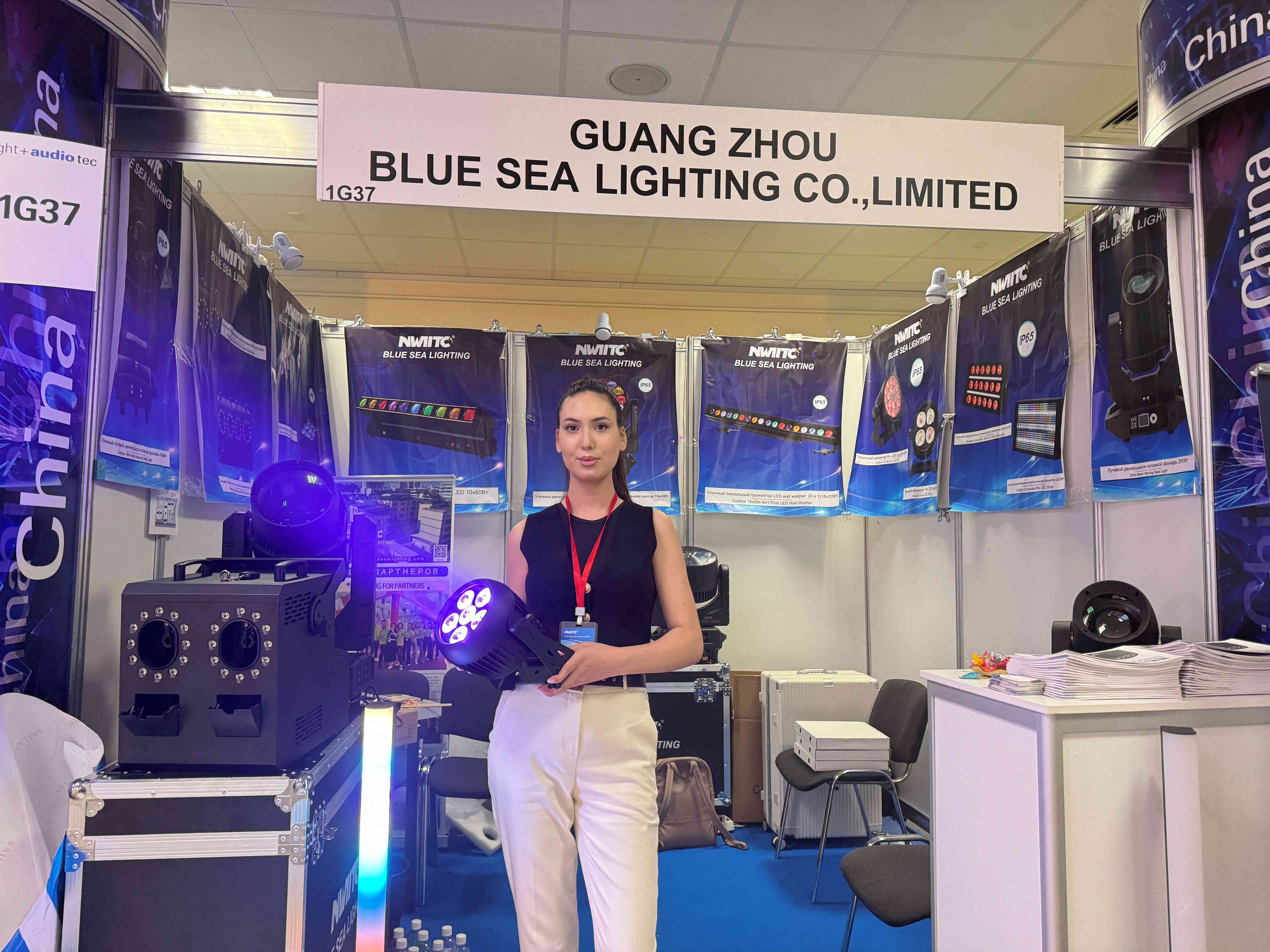 2024 light audio tec russia moscow blue sea lighting